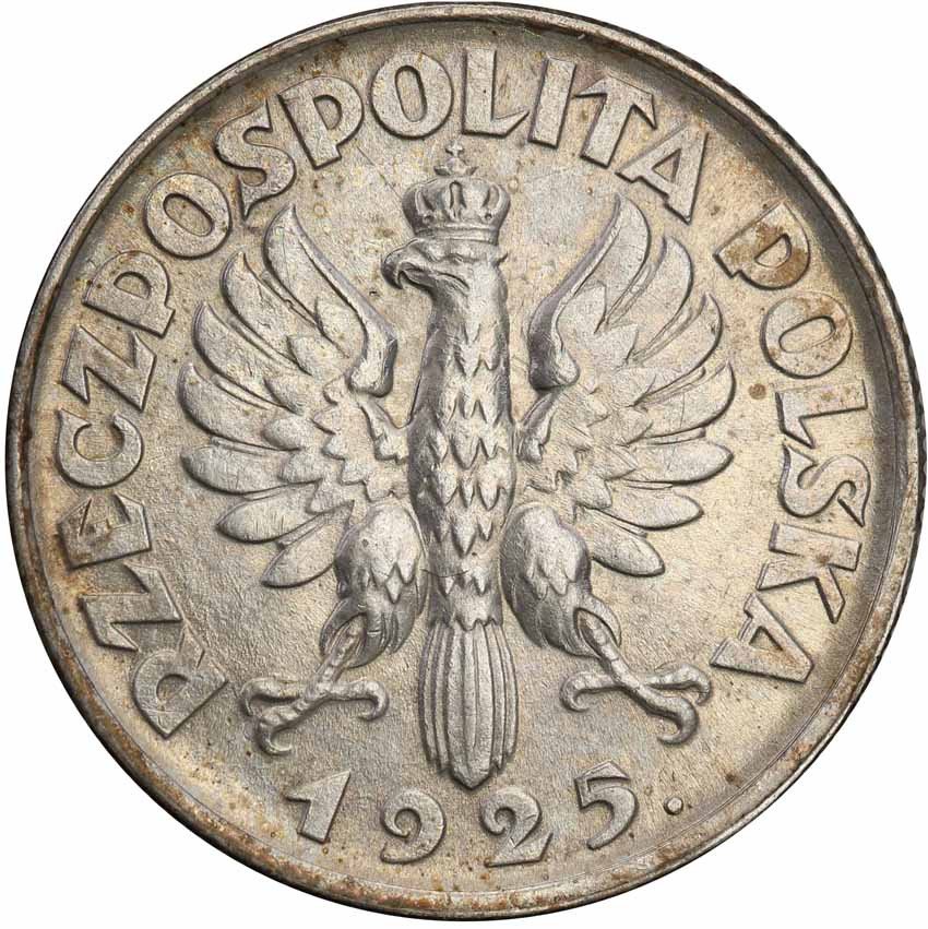 II RP.  1 złoty 1925 kobieta i kłosy